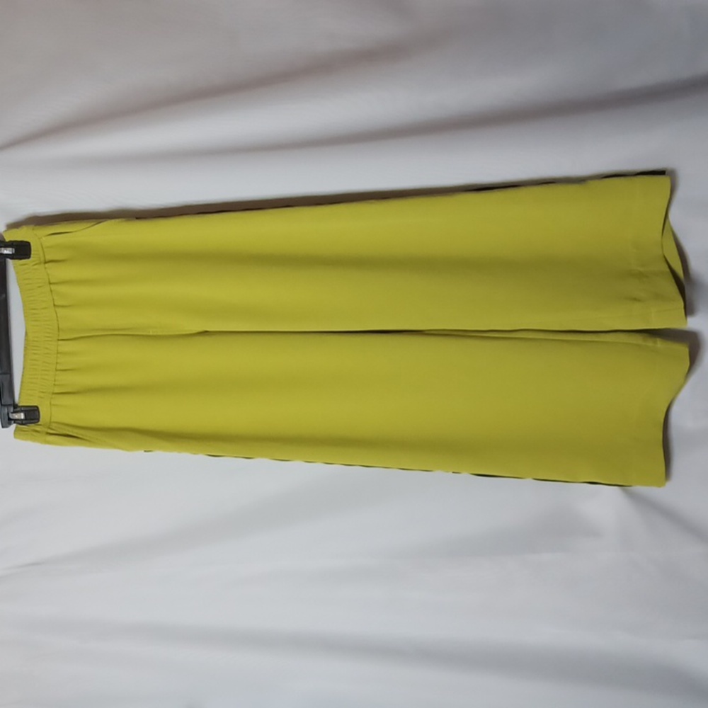 Madewell Green Wide Leg Black Stripe Carley Track Pull On Pants. XS